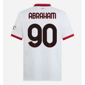 Pánské fotbalový oblečení AC Milan Tammy Abraham #90 Venkovní košile 2024-25 Krátkým Rukávem